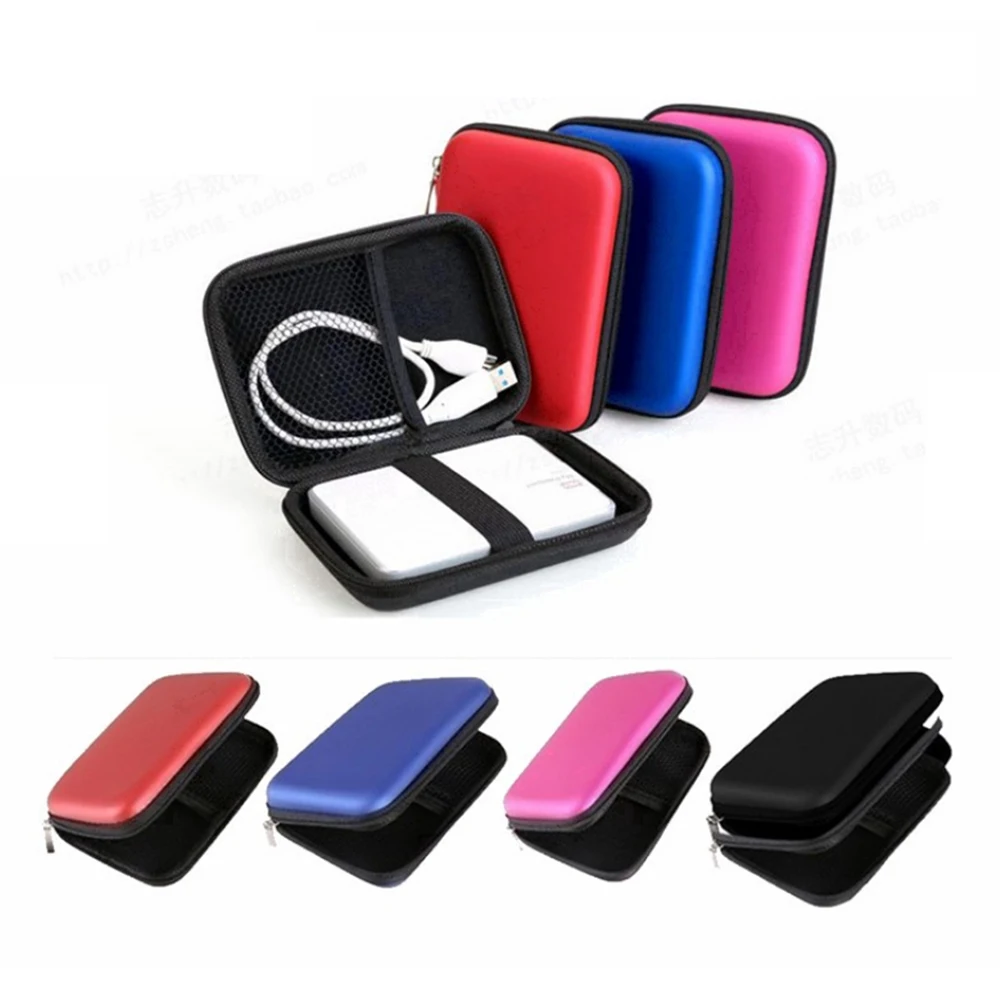 Case Cover for 2.5\'\' HDD Hard Disk VA Hard Disk Box External Hard Drive Disk Storage Bag For Hard Disk Power Bank Cable Heatset