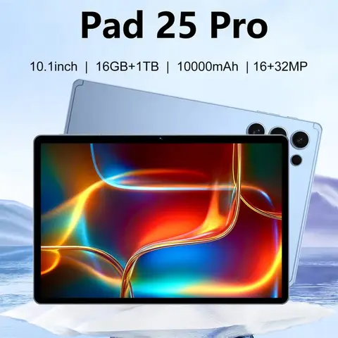 S25 Pro 10.1 Inch Tablet Full-Screen 16GB+1TB 4K Snapdragon High-Performance Tablet 8 Gen2 Android 14 16MP+32MP LL23