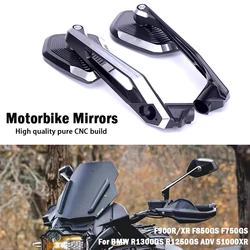 Espelho retrovisor lateral para BMW, R1300GS, R1200GS, ADV, S1000XR, F900R, XR, F850GS, F750GS, R 1300GS, Acessórios para motocicletas