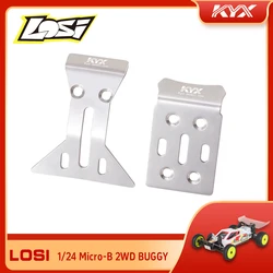 New Losi 1/24 Micro-B 2WD BUGGY frame with stainless steel front and rear underbody guards