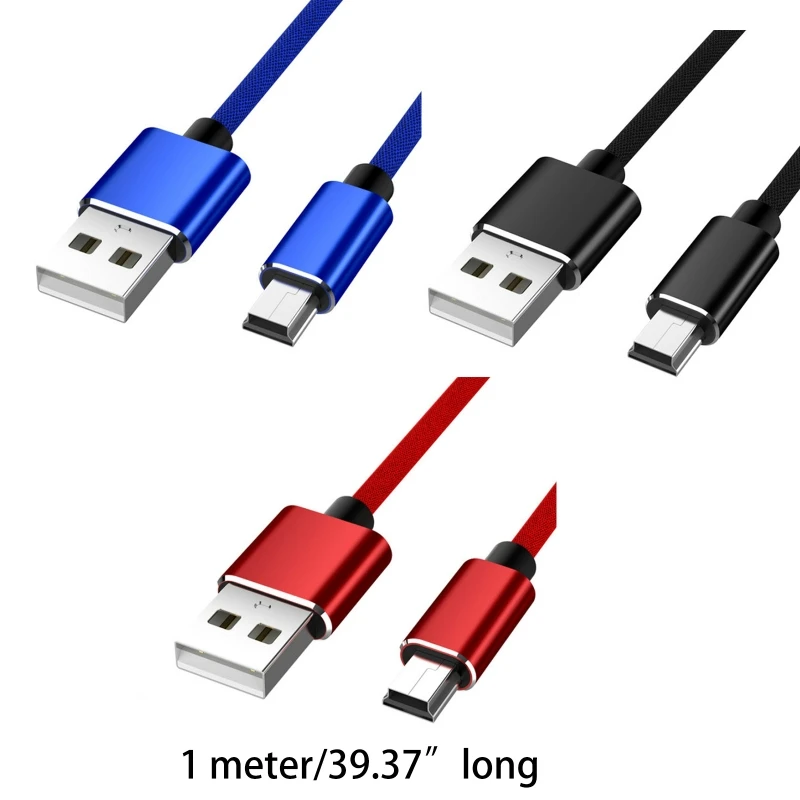 Mini USB Cable A-Male to Mini-B Cord USB 2.0 Cable for Digital Camera MP3 Player GPS Receiver