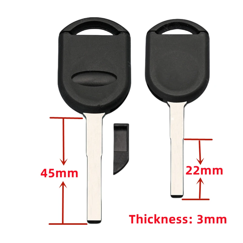 

10 шт. OEM сменный чехол для ключа транспондерный корпус дистанционного ключа для Ford Focus Kuga Escape