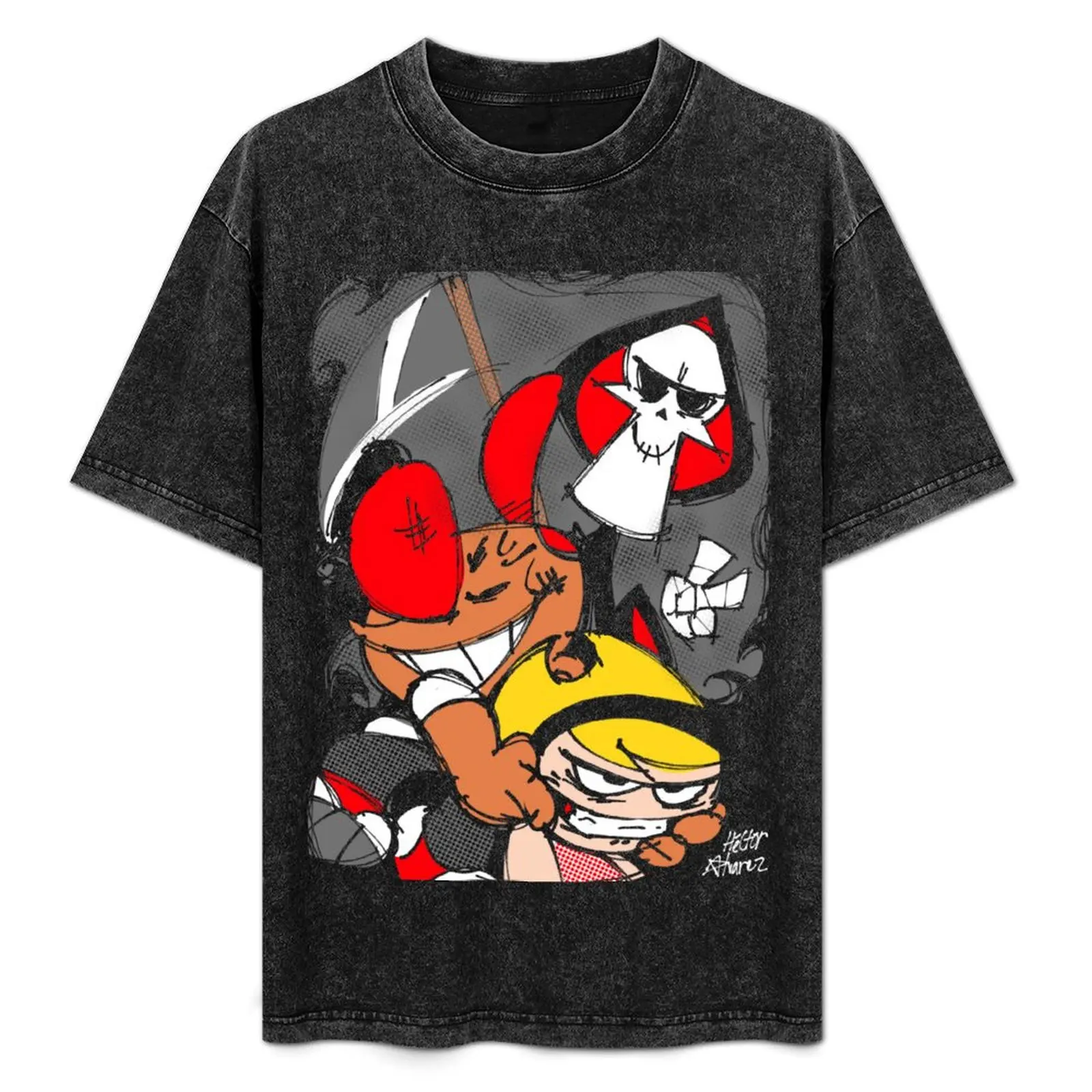 

the grim adventures of billy and mandy T-Shirt Work Outdoor Short Sleeve Tee
