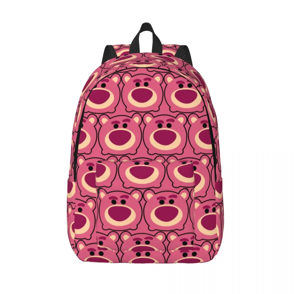 For Work Office Strawberry Bear Multi Compartment Harajuku Design Disney Toy Story Lotso Backpack Teen Girl Boy Men Women Bag