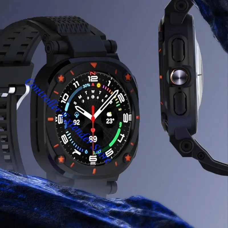 N84B Watch Band Case Shell لمشاهدة أحزمة استبدال 47 ملم وتغطية حزام معصم سريع الإفراج