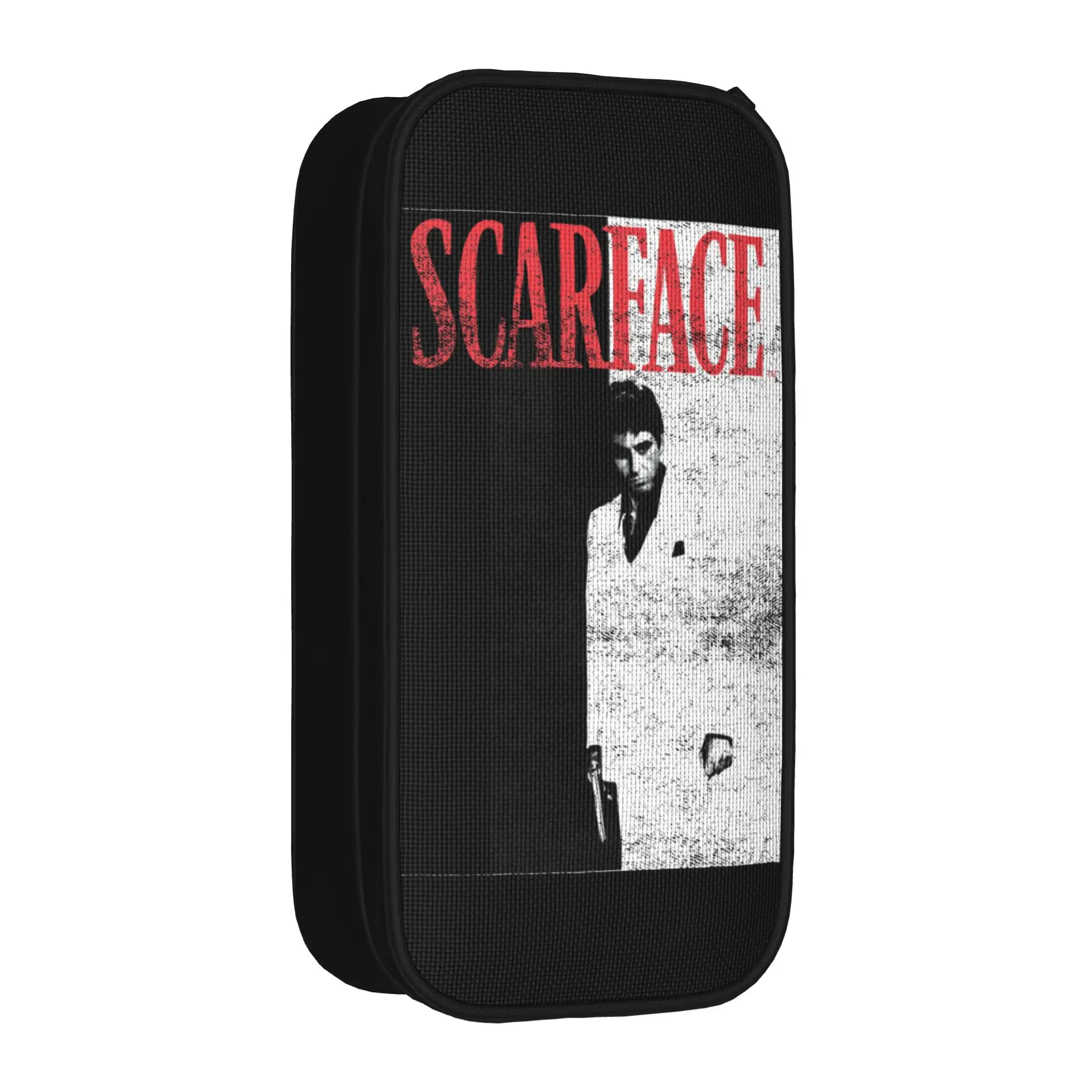 Creative Scarface Two Toned Movie Poster Pencil Case  Pencilcases Pen Holder for Girls Boys Large Bag Office Gift Stationery