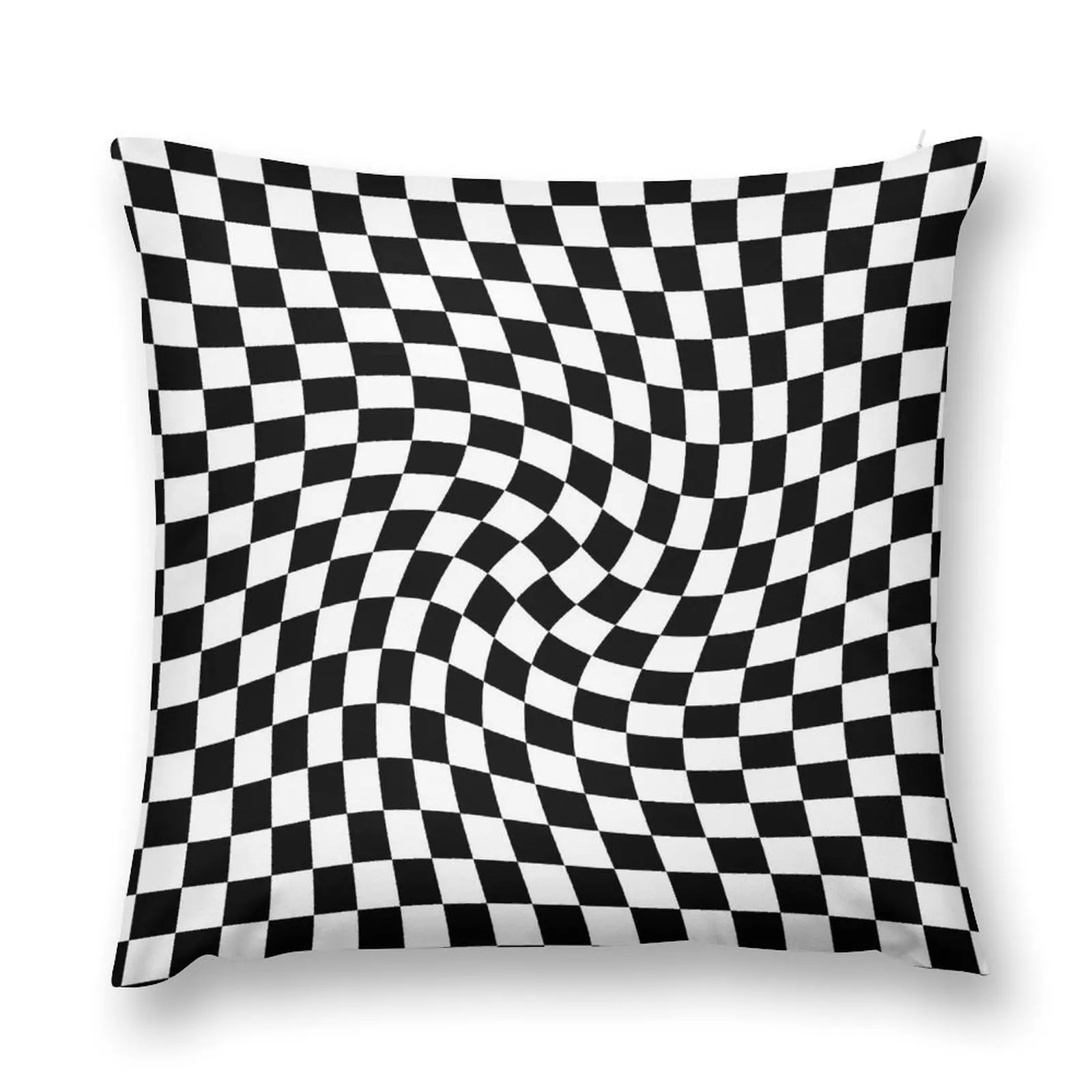 

Check VIII - Black Twist Throw Pillow Cushion Cover Luxury Cushion Covers For Living Room pillow