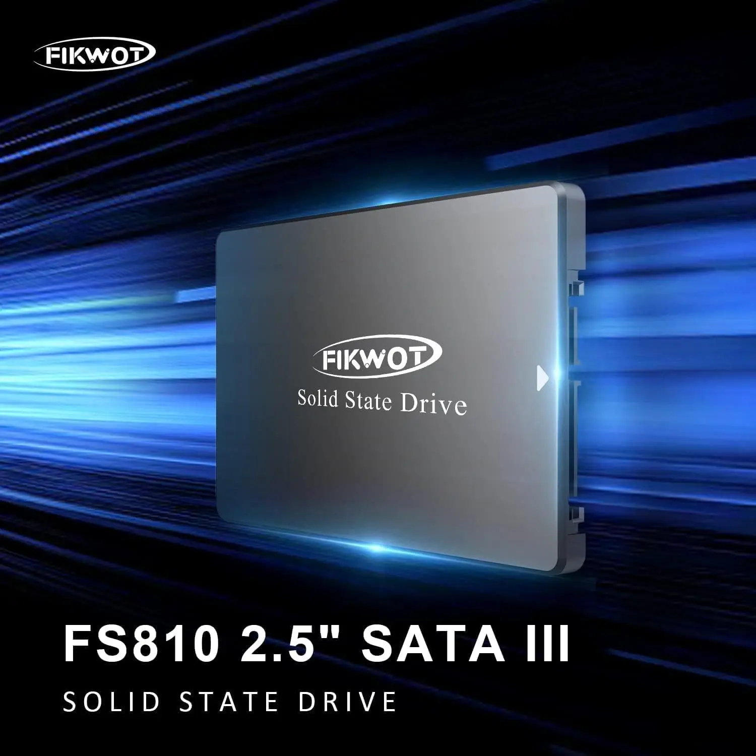 Fikwot FS810 2,5 "SATA3 SSD 128 ГБ 256 ГБ 1 ТБ 2 ТБ 6 Гбит/с 550 МБ/с 3D NAND Flash 4x HDD Внутренний твердотельный накопитель для ноутбука и настольного компьютера