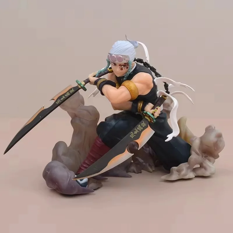 

Demon Slayer Series Double-Pole Mode Action Figure Tianyuan Yinzhu Special Effects Collectible Hand Boxed Toy Chalcedony