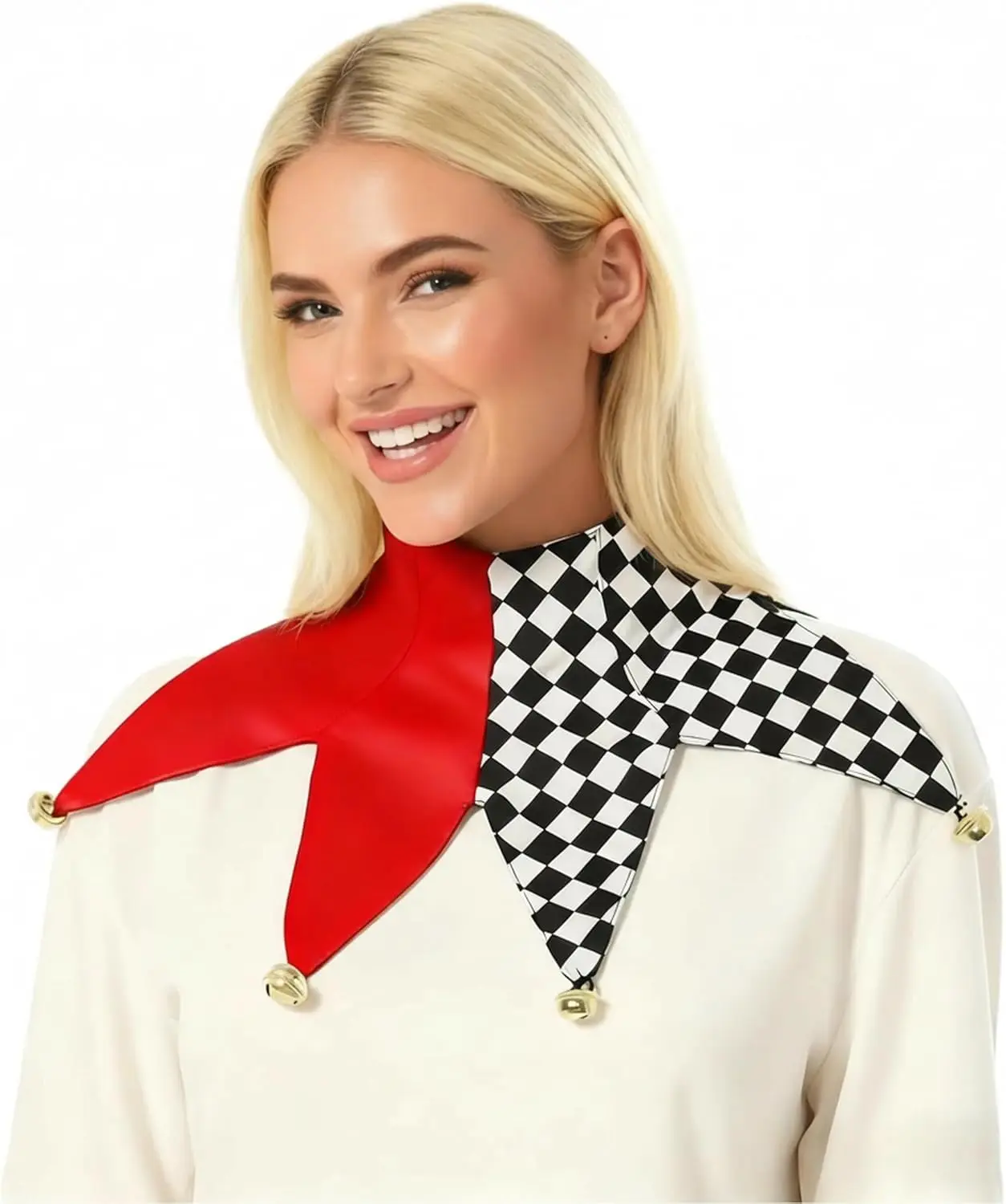 طوق بوفون الباروك المهرج طوق الرقبة الكبار هالوين كرنفال زي حفلة التبعي