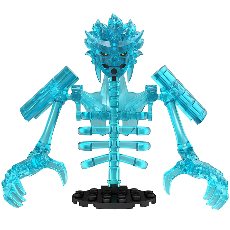 Anime-Actionfiguren-Bausteine-Set – Ninja Susanoo Bone Modellbausatz, 3D-Montagespielzeug für die Sammlung von Kindern und Erwachsenen, Halloween-Geschenk – Detail 15