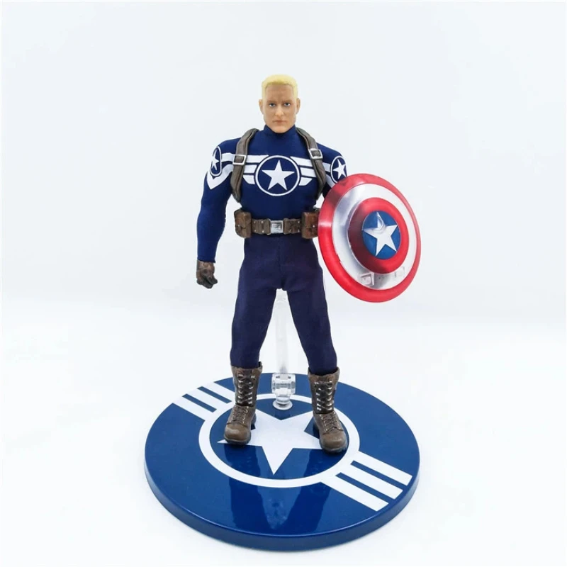 

Коллекционная фигурка Mezco Капитан Америка 2-го поколения, 6 дюймов, в тканевом костюме, с подвижными суставами, Marvel Avengers, для коллекционеров