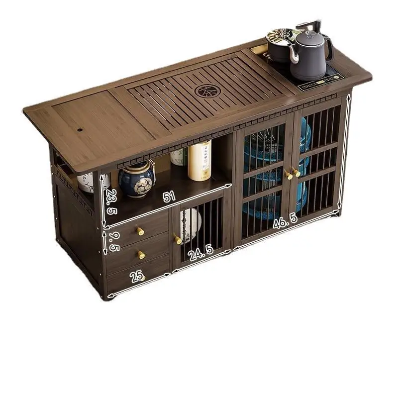 Mobile, tavolino da tè, tavolino da tè, bollitore, integrato, domestico, balcone