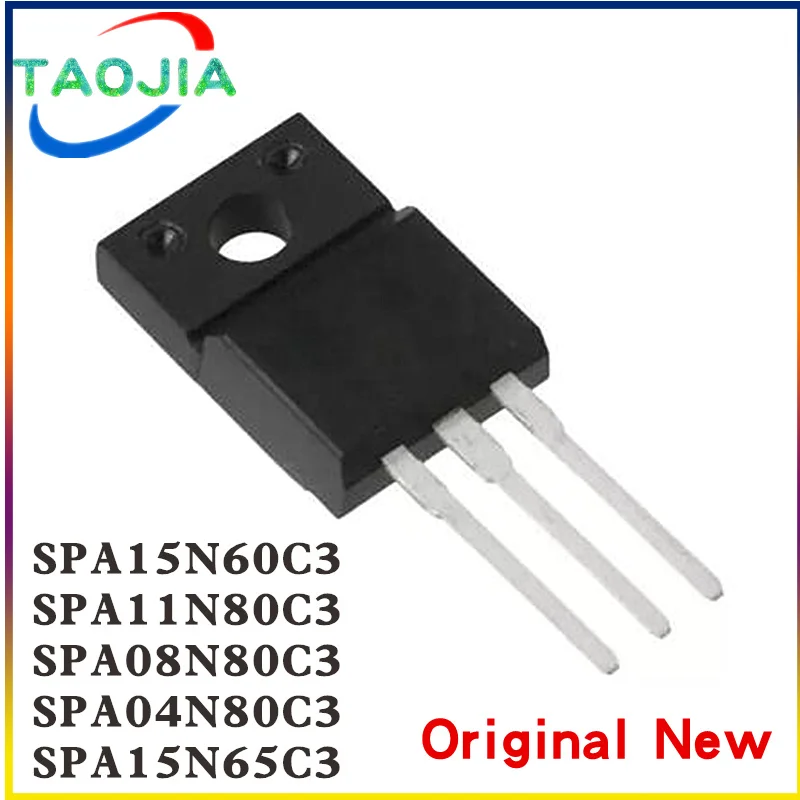 5PCS SPA15N65C3 TO-220F 15A 650V 15N65C3 SPA15N60C3 15N60C3 SPA11N80C3 11N80C3 SPA08N80C3 08N80C3 800V 8A SPA04N80C3 04N80C3