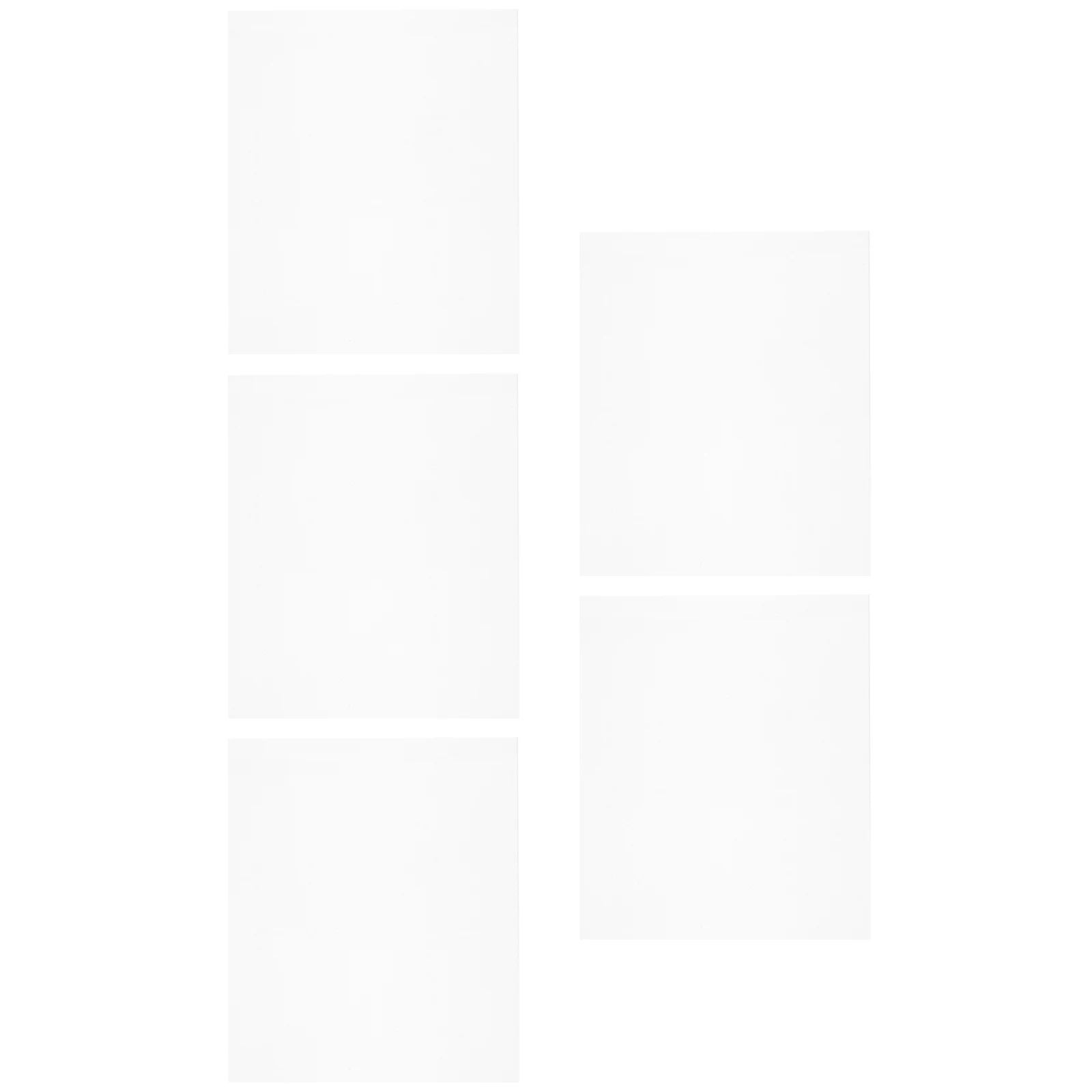 

5pcs Acrylic Transparent Panels Clear DIY Frames Photo Display Wall Decor Craft School Projects Plastic