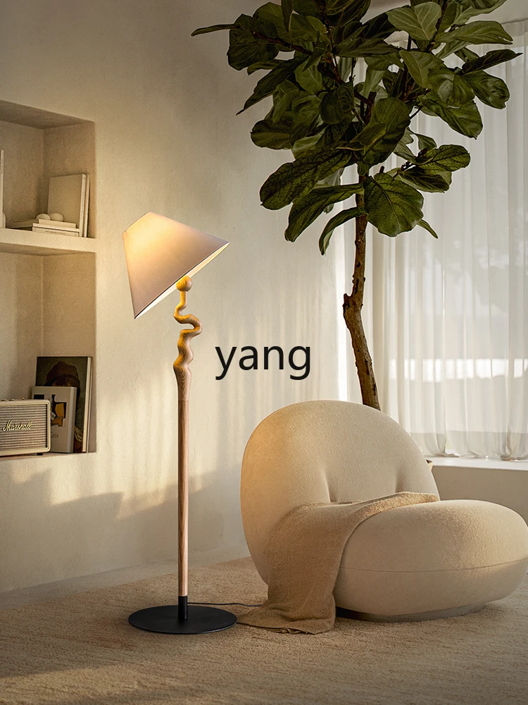 Yjq Creative Design Sense Living Room Sofa Vertical Floor Lamp Bedroom Bedside Atmosphere Decoration Ornaments