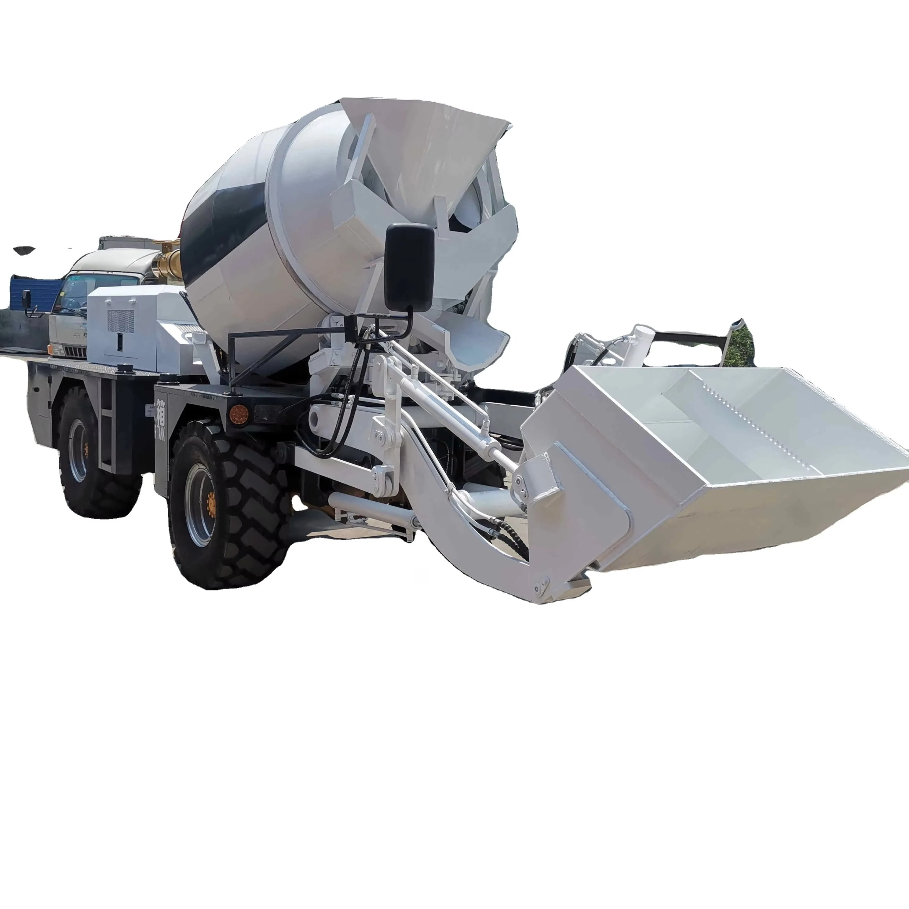 1.2 - 3.5cbm Multi-function Diesel Self Loading Concrete Mixer Truck Price