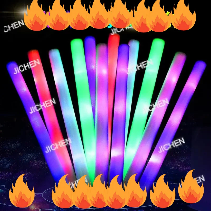 

fglow-stav farverig glød svamp skum støtte bar koncert nat flash