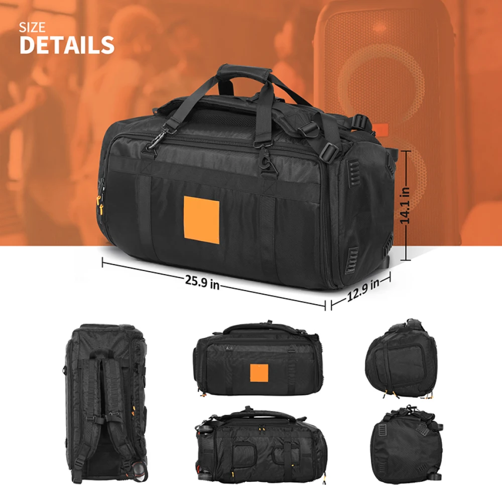Waterproof Speaker Shoulder Bags Large Capacity Foldable Protection Speaker Storage Bag for JBL PARTYBOX 320 Travel Case Parts