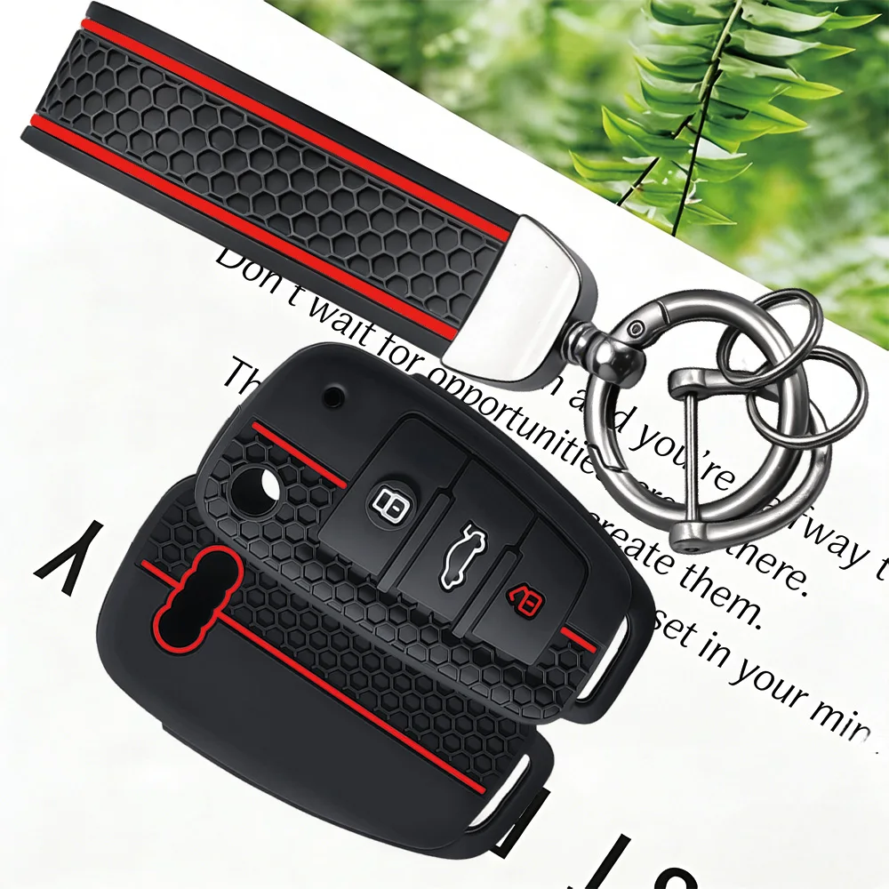 New Silicone Key Case Cover Shell for Audi A4 B7 A6 C6 4f 8v A3 8p A1 A3 Remote Key Holder Jacket Accessories Fob Accessories