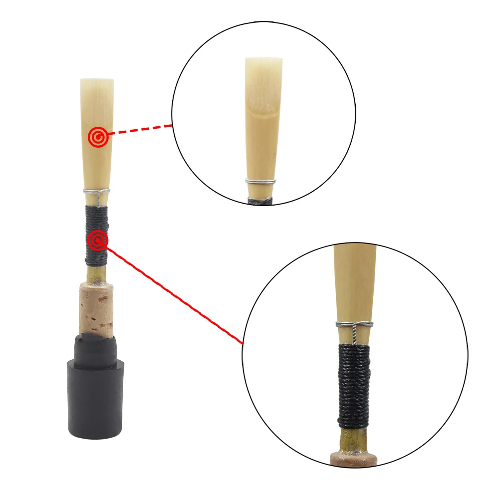 SLADE Oboenrohre, weiches Mundstück, handgefertigtes Oboenrohr, einzeln verpackt, Ersatzteile für Holzblasinstrumente, Ersatzzubehör – Detail 5