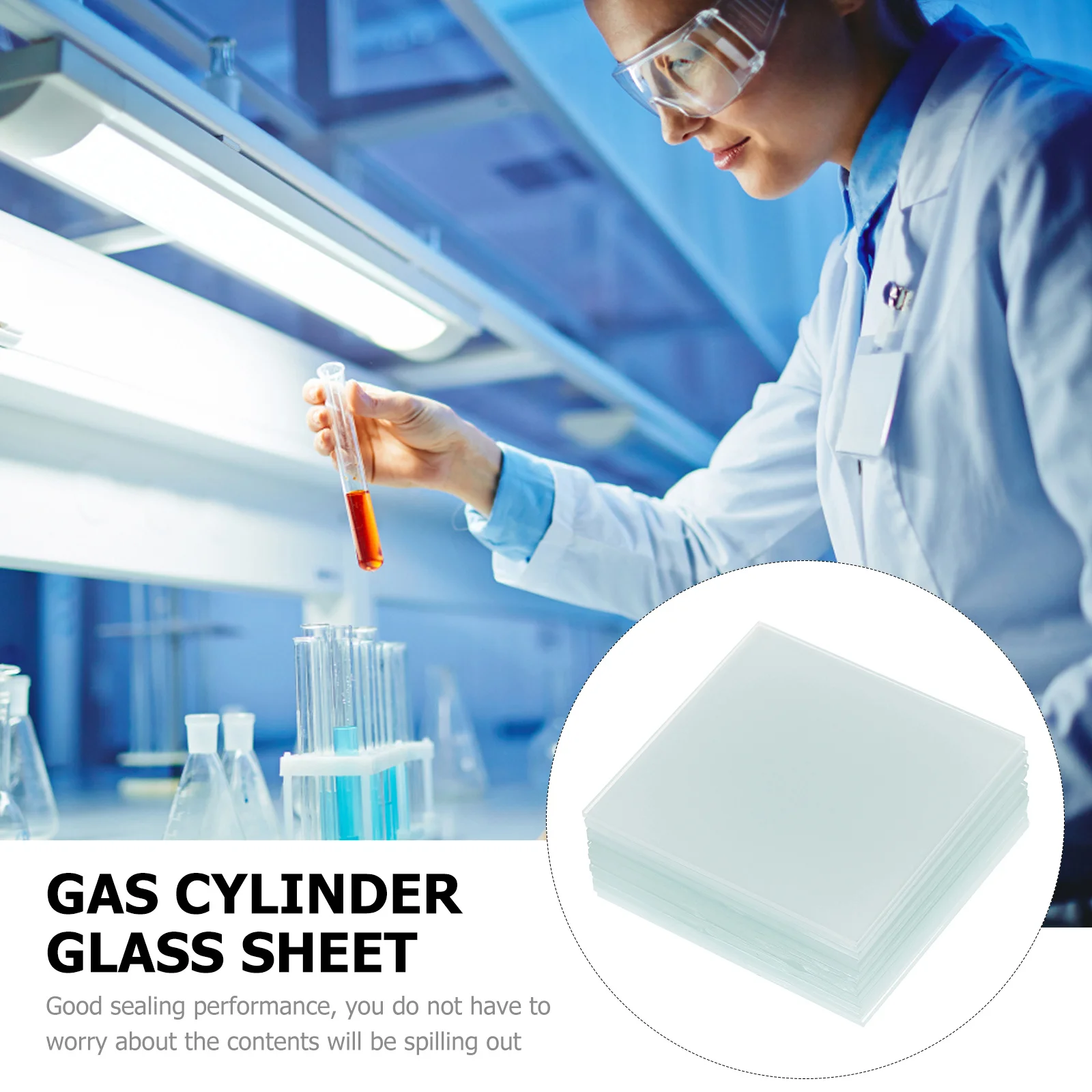 

Gas Collecting Bottles Glass Sheet Gas Cylinder Glass Sheet Frosted Glass Sheet Sealing Glass Sheet Transparent Glass Sheet