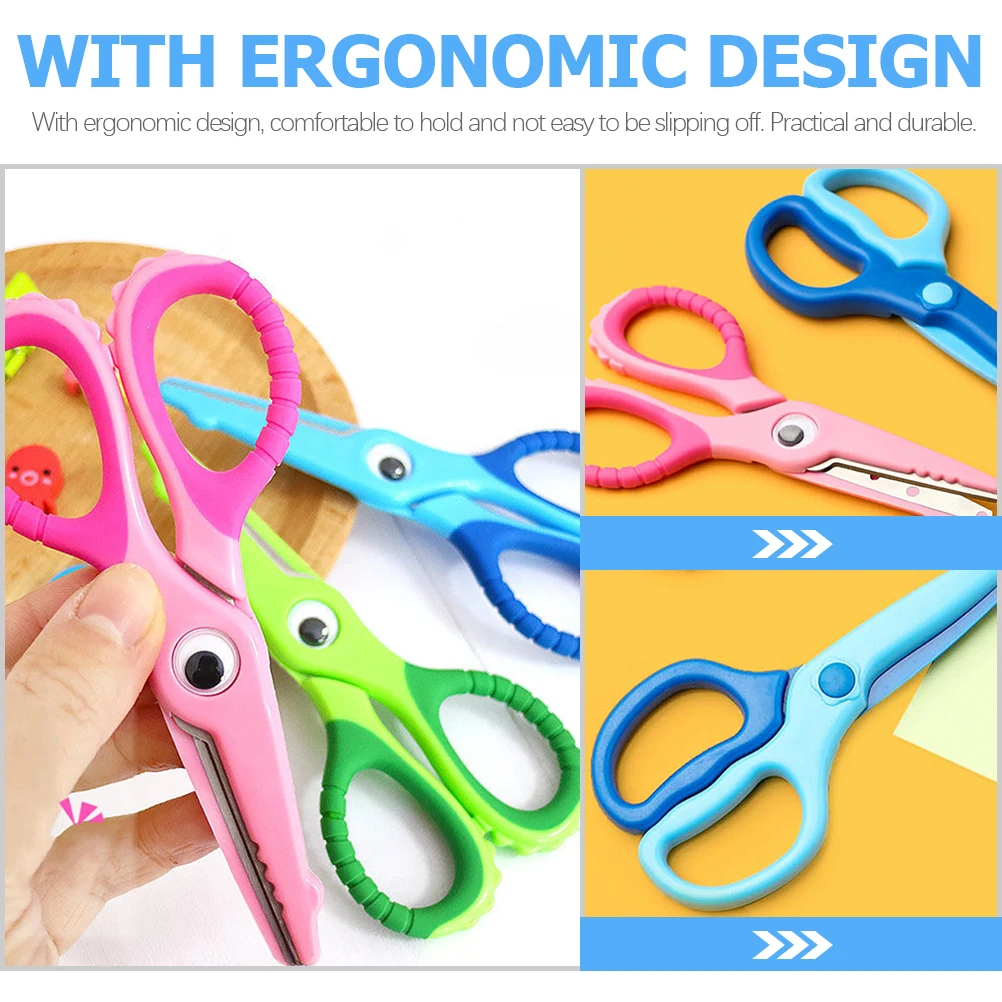 Tijeras de seguridad con punta redondeada, tijeras artesanales pequeñas para cortar papel, manualidades para el hogar y la escuela, 2 uds.