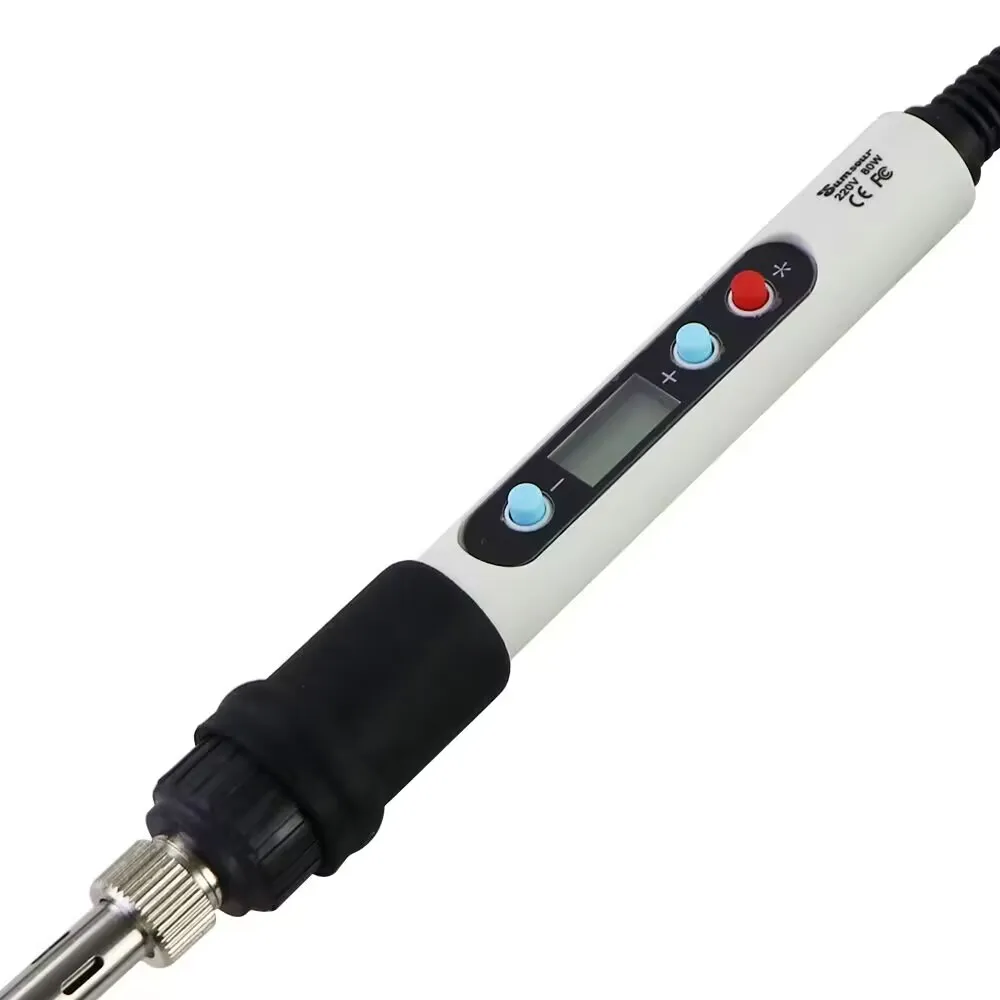 80W Adjustable Constant Temperature Soldering Iron With Switch 110V / 220V Electric Mini Solder Iron Welding Repair Tools