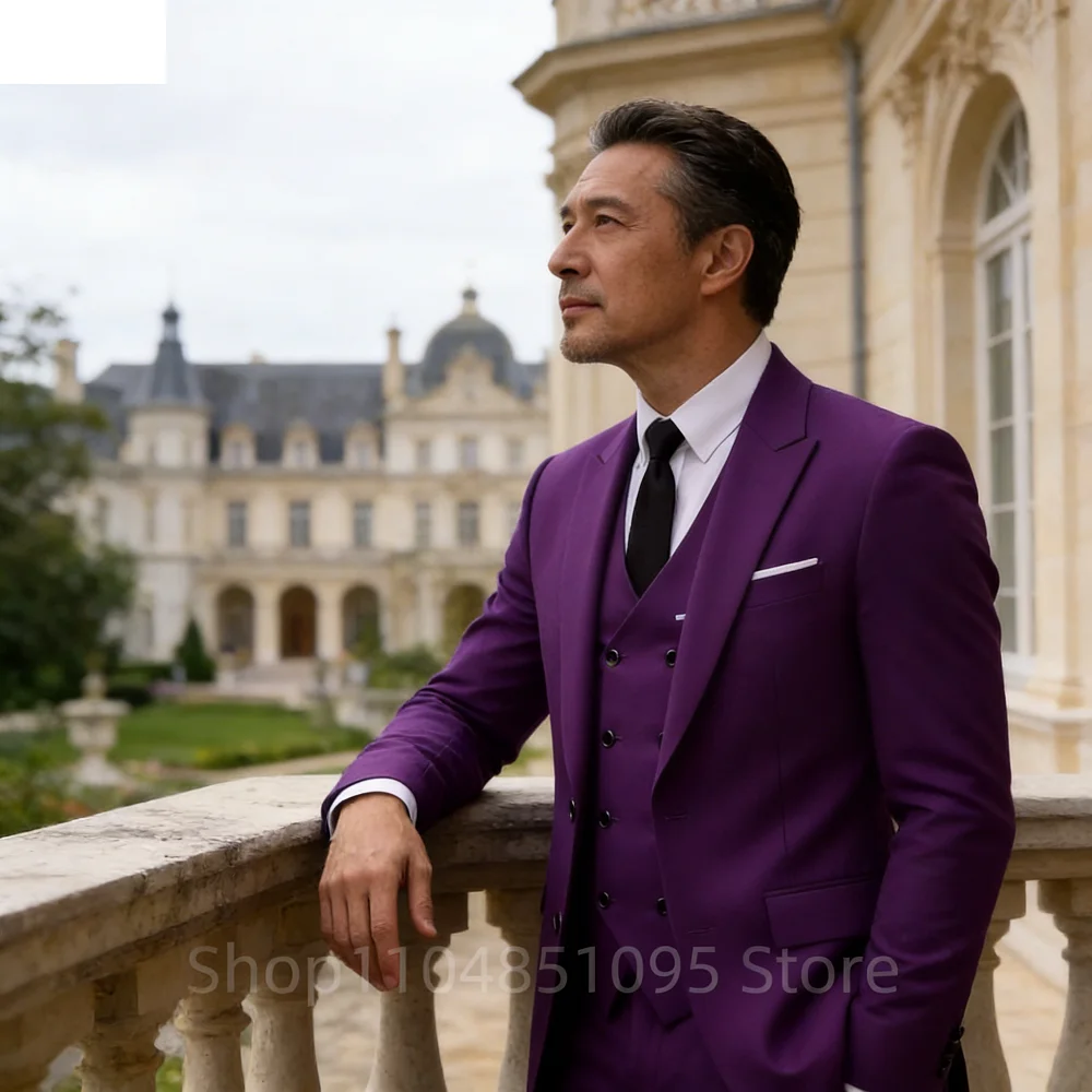 

Элегантный зеленый свадебный костюм-тройка для мужчин: приталенный смокинг с пикообразными лацканами, пиджак, жилет и брюки – для жениха и свидетелей