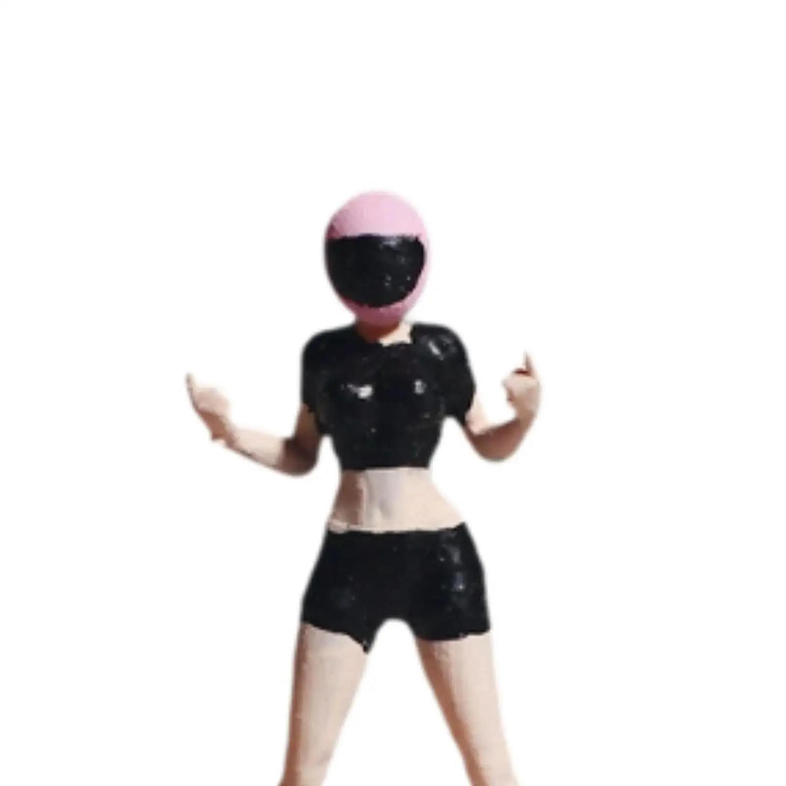 1/64 مقياس نموذج الشكل مكتب الديكور الجنية حديقة زخرفة المشهد عرض المشهد الدعائم واقعية رسمت باليد تمثال