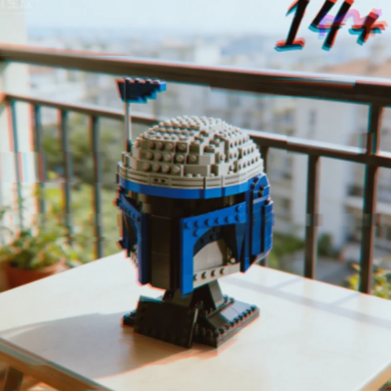 Nuevo en Stock 2026: Modelo de Casco de Jango Fett de Star Wars Mandalorian, 616 Piezas, Bloques de Construcción DIY, Educativo, Regalo para Niños