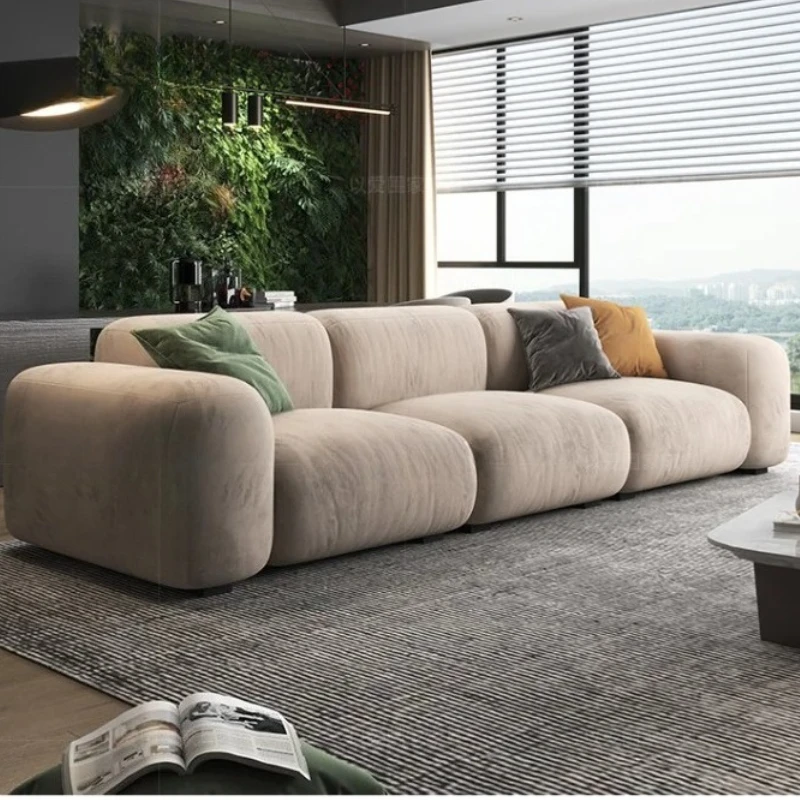 

Кресло Мебель Домашняя Комната Наполнитель Шезлонг Диван-кровать Удобные предложения Элегантная L-образная форма Жемчуг Минималистичный