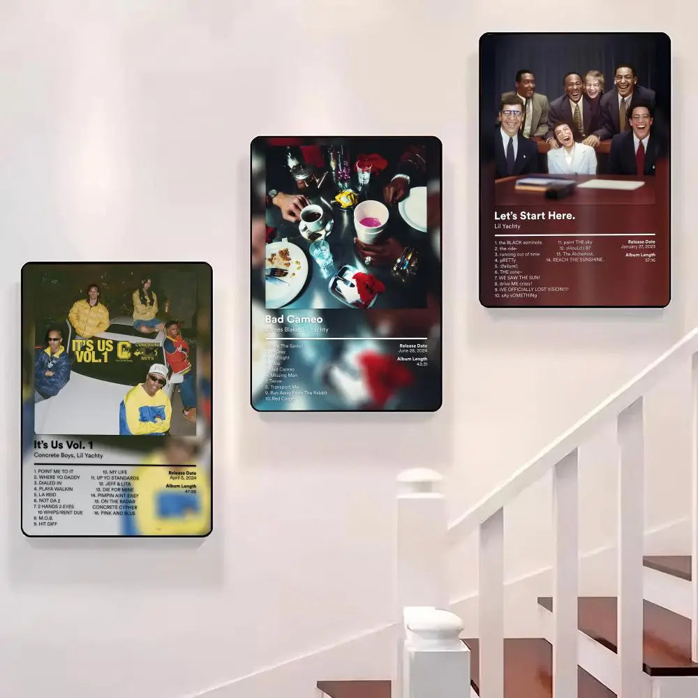 

Lil Y-Yachty Music Star Album Poster Sticky Wall Waterproof Home Living Room Bedroom Bar Aesthetic Decoration Perfect Gift