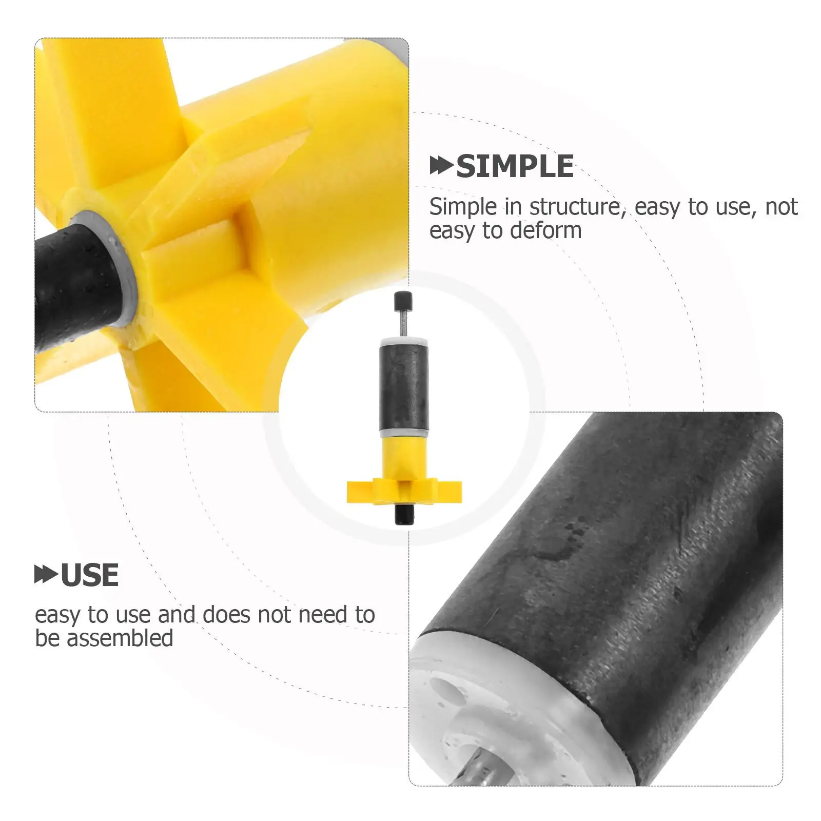 2 Stuks Dompelpomp Rotor Waaier Voor Vervanging Aquarium Waterpomp HQB-2000 Waterpomp Rotor Aquarium Filter Accessoires