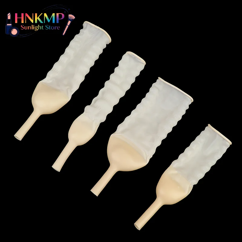 Disposable Sterilized Latex Male External Catheter, Portable  Collection Device For Elderly Incontinence Care