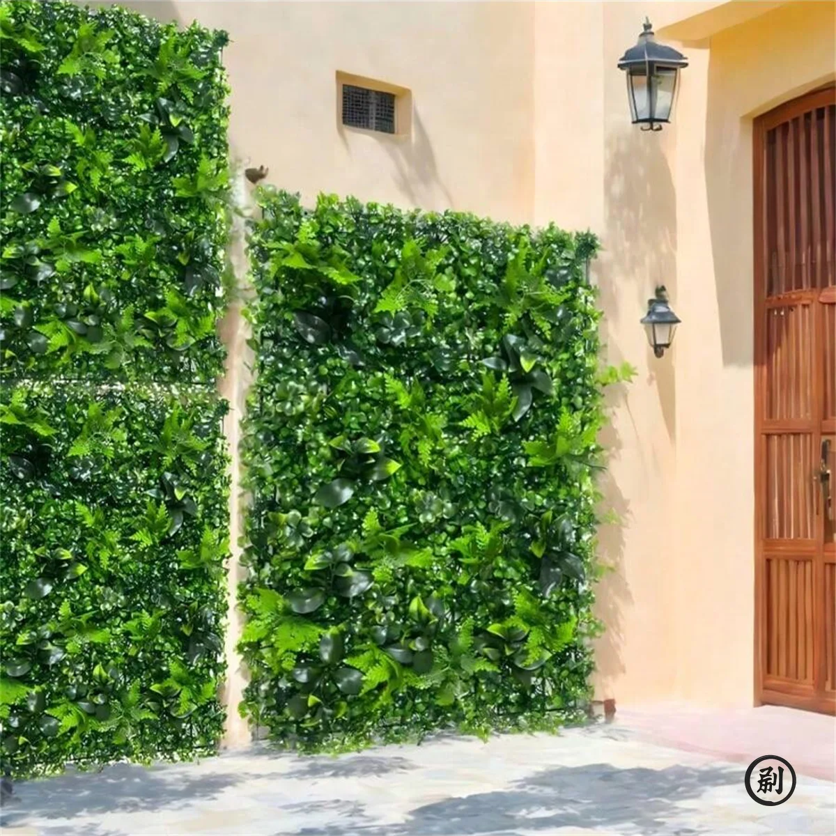 1 unidade de Painel de Parede de Plantas Artificiais Anti-UV, tipo Hera, para Privacidade, Painéis de Folhagem Artificial, Fundo de Buxo para Uso Interno e Externo