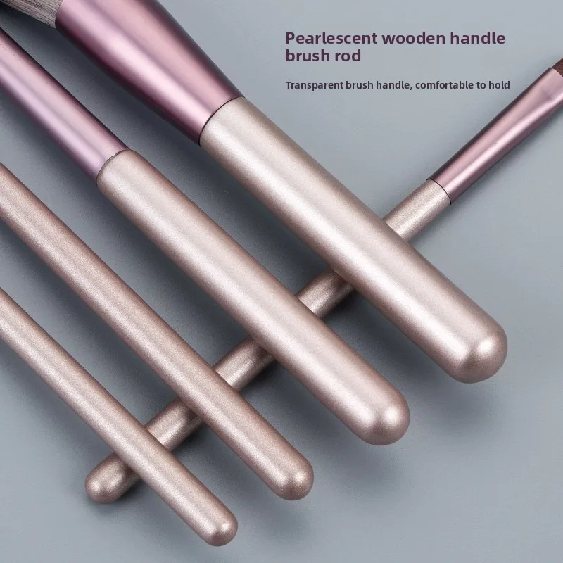 12 Small Grapes Makeup Brush Set Soft Hair No Sticking Face Powder Powder Blusher Brush Foundation Make-up Full Set Beauty Tools