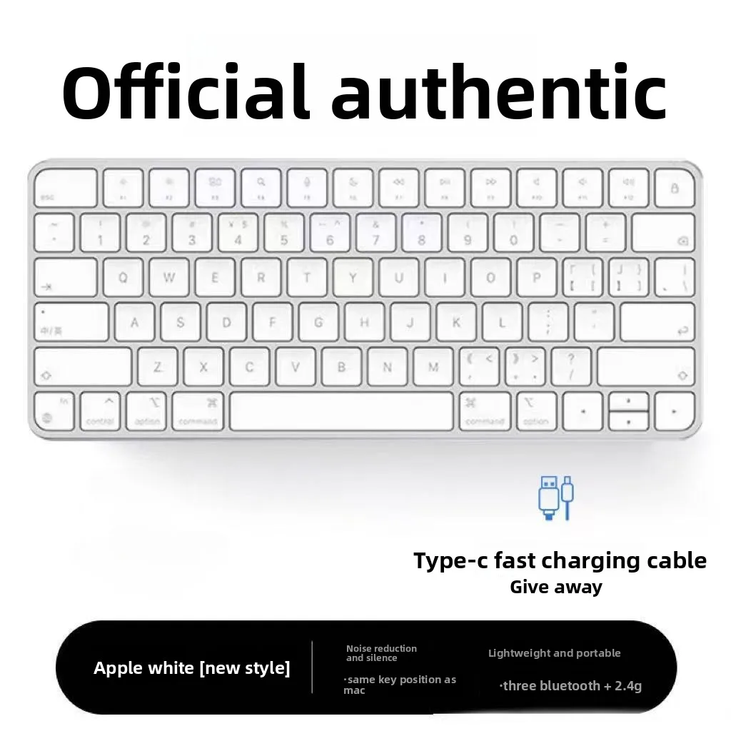 iPad Bluetooth Magic Keyboard for Apple Wireless AppleMagic Computer Thin and Light
