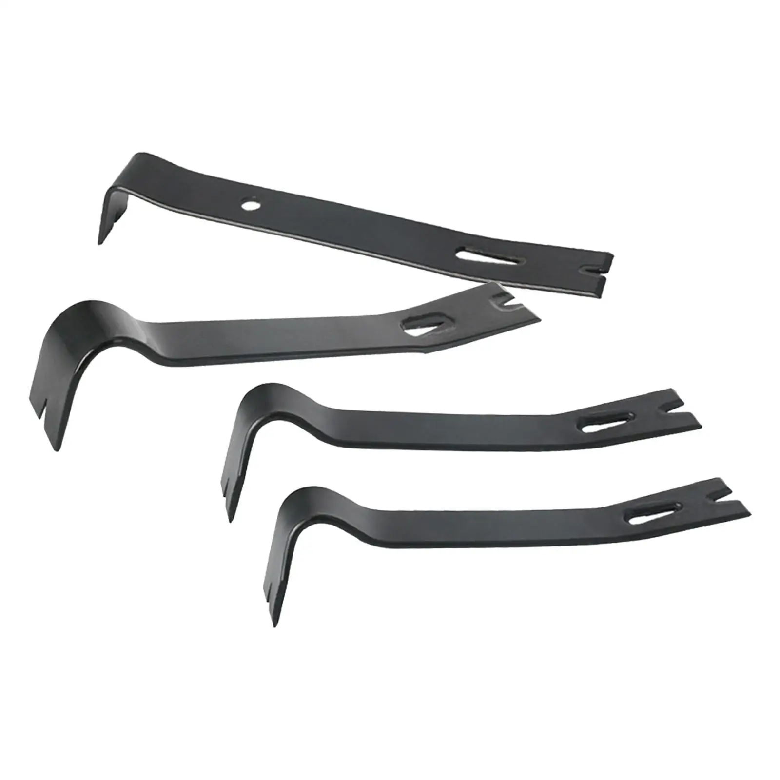 อุปกรณ์ถอดลวดเย็บ Alat pencabut Paku 4ชิ้นชุดเครื่องมือช่างไม้แบบพกพาสำหรับงานหนักชุดบาร์งัดถอดเล็บเครื่องมืออเนกประสงค์สำหรับใช้ในครัวเรือนโรงรถ