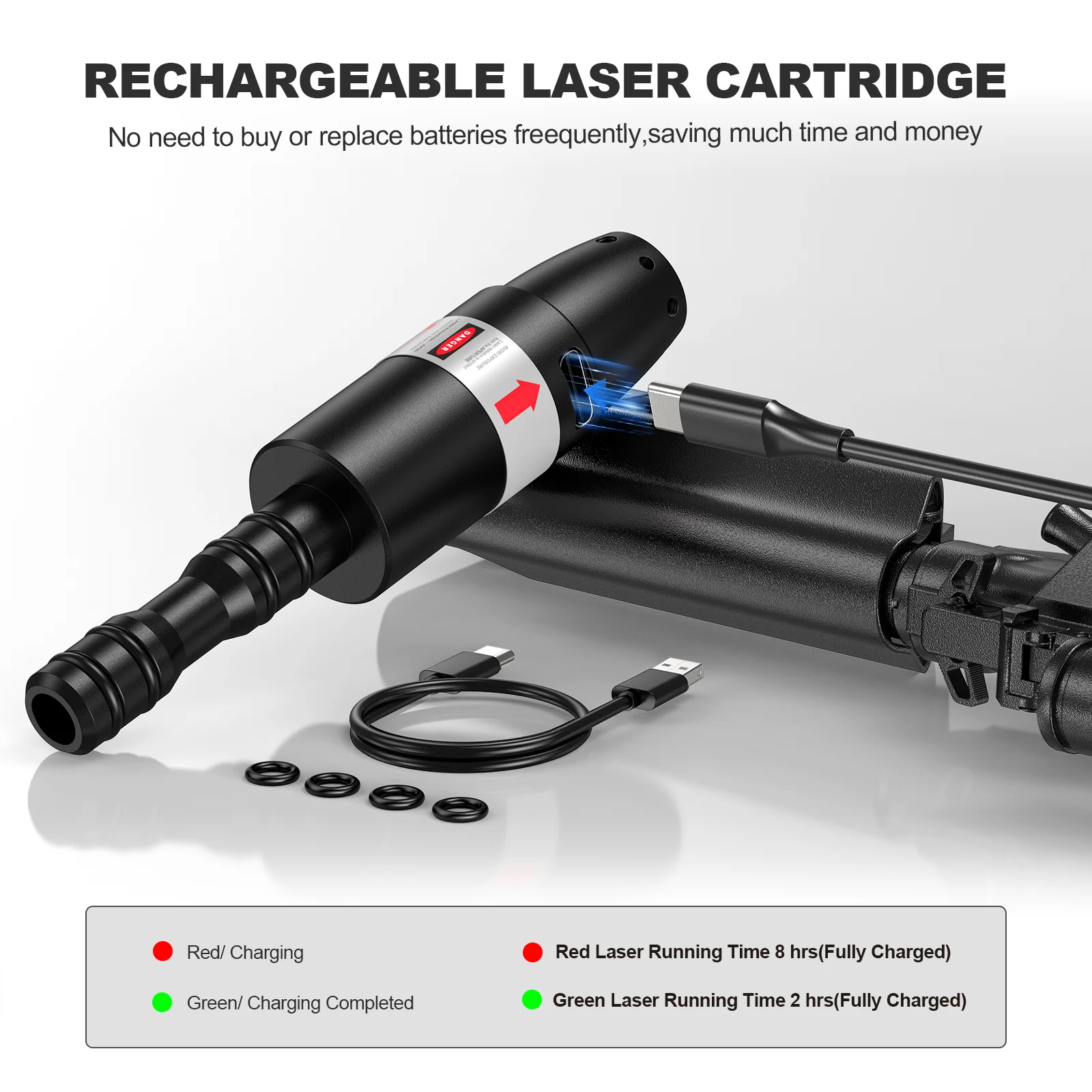 مدرب ليزر ثنائي الغرض 40sw.10mm مع معايرة ثابتة عالية الدقة وقفل الهدف