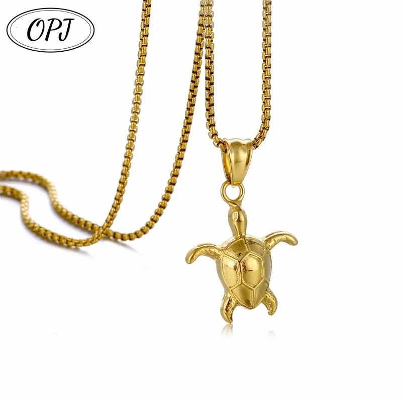 Turtle Pendant Neck…