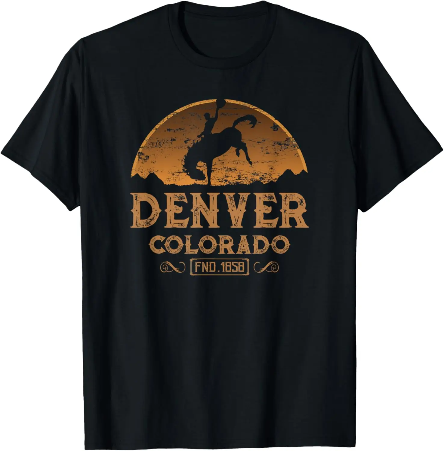 Denver Colorado CO Rodeo Cowboy T-Shirt