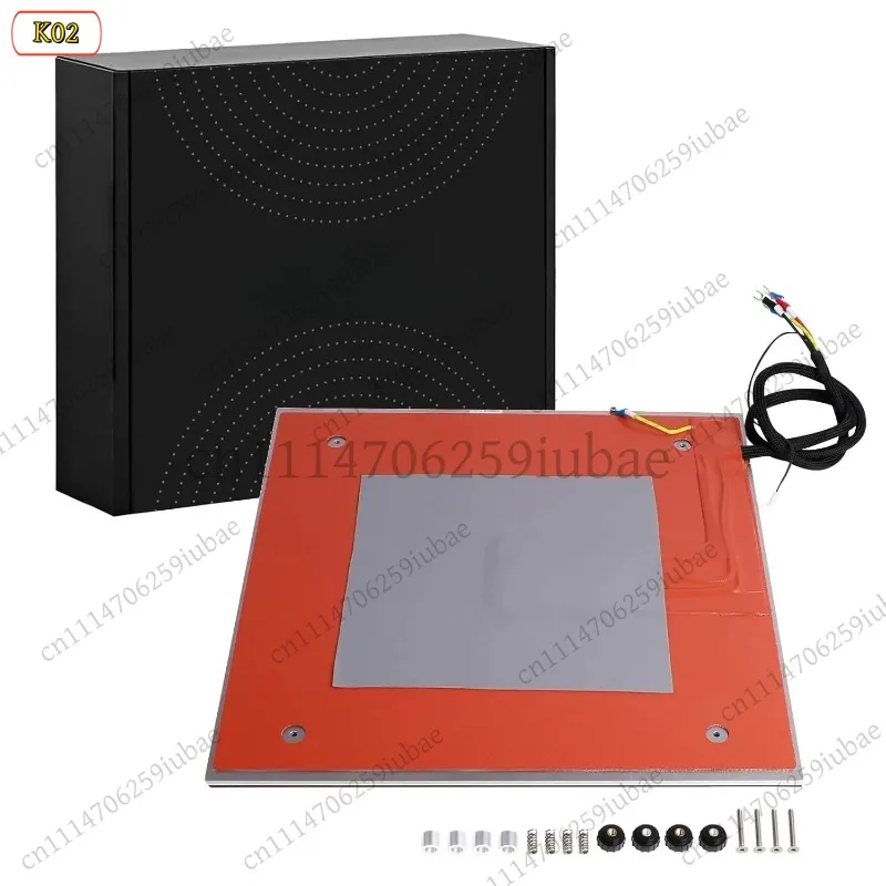 LK Creality K2 Plus Hotbed Kit, 7mm Thick Spring Steel Magnetic Heated Build Plate, High Temp Resistance Printer Accessory