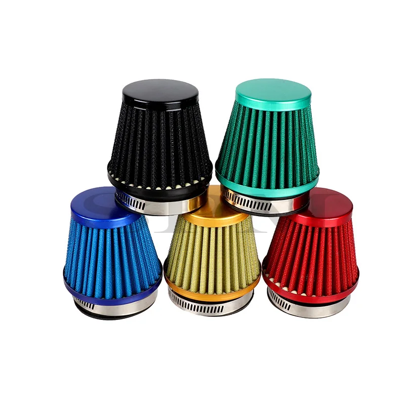 

38mm 48mm 50mm 58mm 60mm Universal Motorcycle Air Filter Fit For Honda Yamaha Harley Cafe Scooter Pit Dirt Bike ATV Carburetor