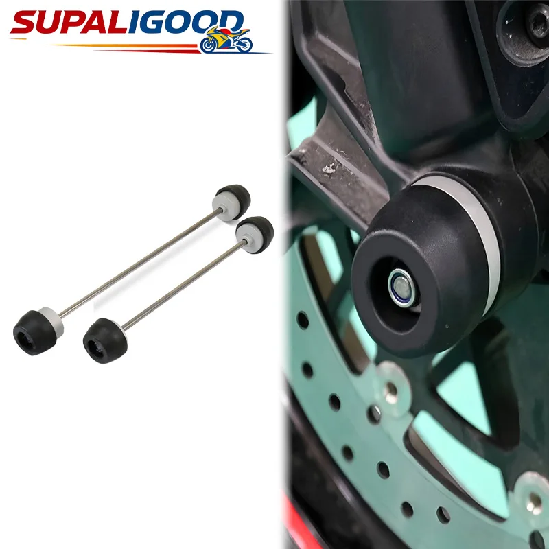 

For QJMOTOR SRK800RR SRK800RS SRK600RS srk800rr Motorcycle Accessories Front & Rear Axle Fork Crash Sliders Wheel Protector