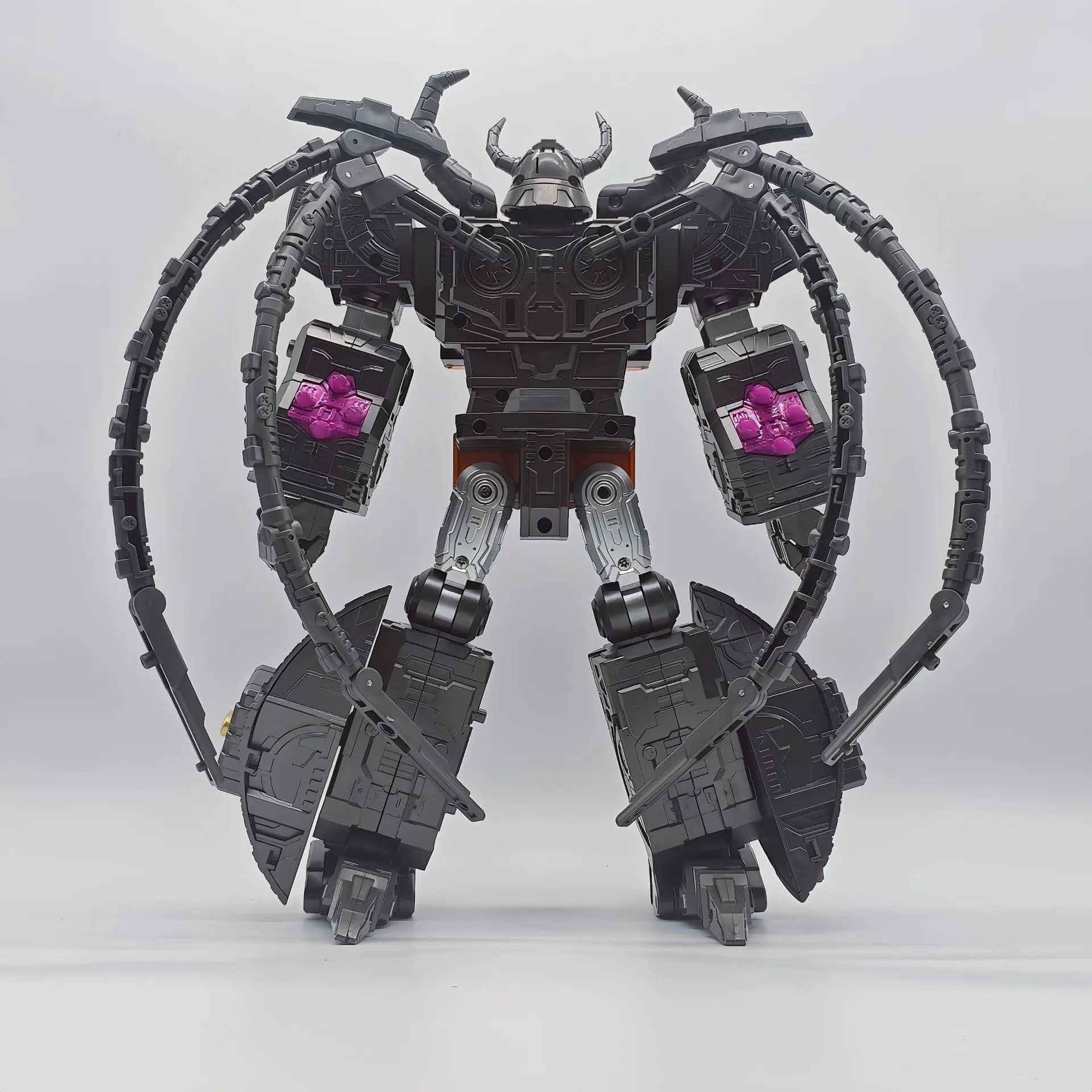 30cm Unicron Planet Transforming Robot Action Figure Cosmic Devourer Dark Unicron Deformable Planet Mode Collect Model Toy Gifts