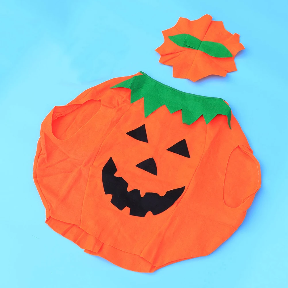 

Clothes 3 Nonwoven Fabric Halloween Costume Halloween Costume Kids Pumpkin Pumpkin Outfit Outfit Warm Parent Kids Matching