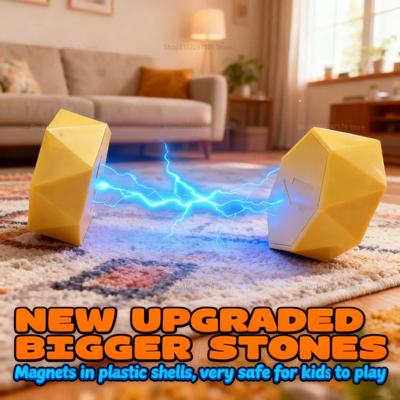 لعبة الأحجار المغناطيسية 33 ملم، ألغاز استراتيجية لوحة مغناطيسية تفاعلية للأطفال والكبار، لعبة تعليمية عائلية إبداعية محمولة