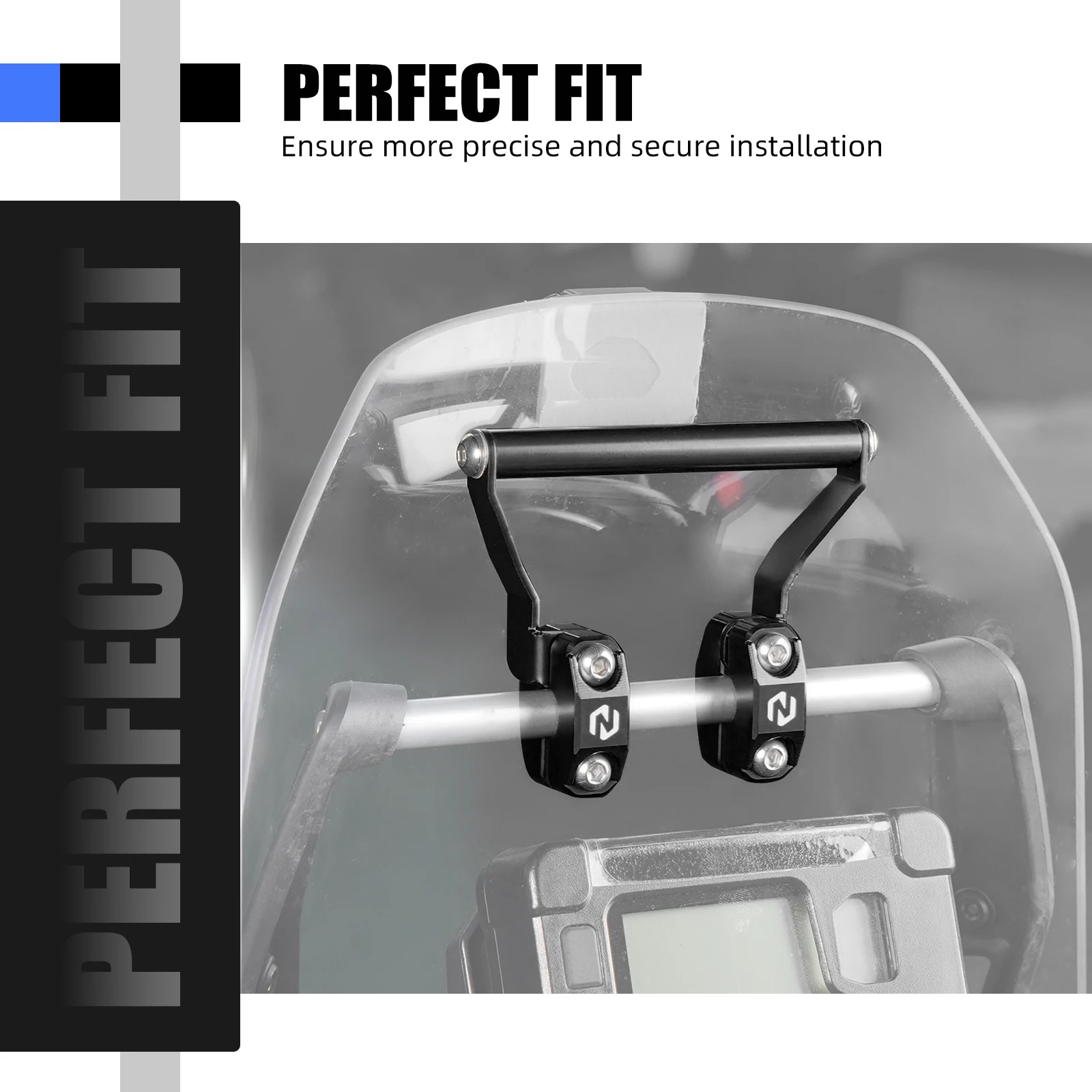 (EU-Lager) Für Yamaha Tenere 700 XTZ700 2019-2024 Navigationshalterung GPS-Halterung Garmin QuadLock Halterungen Rally Edition 2020-2024 – Detail 7