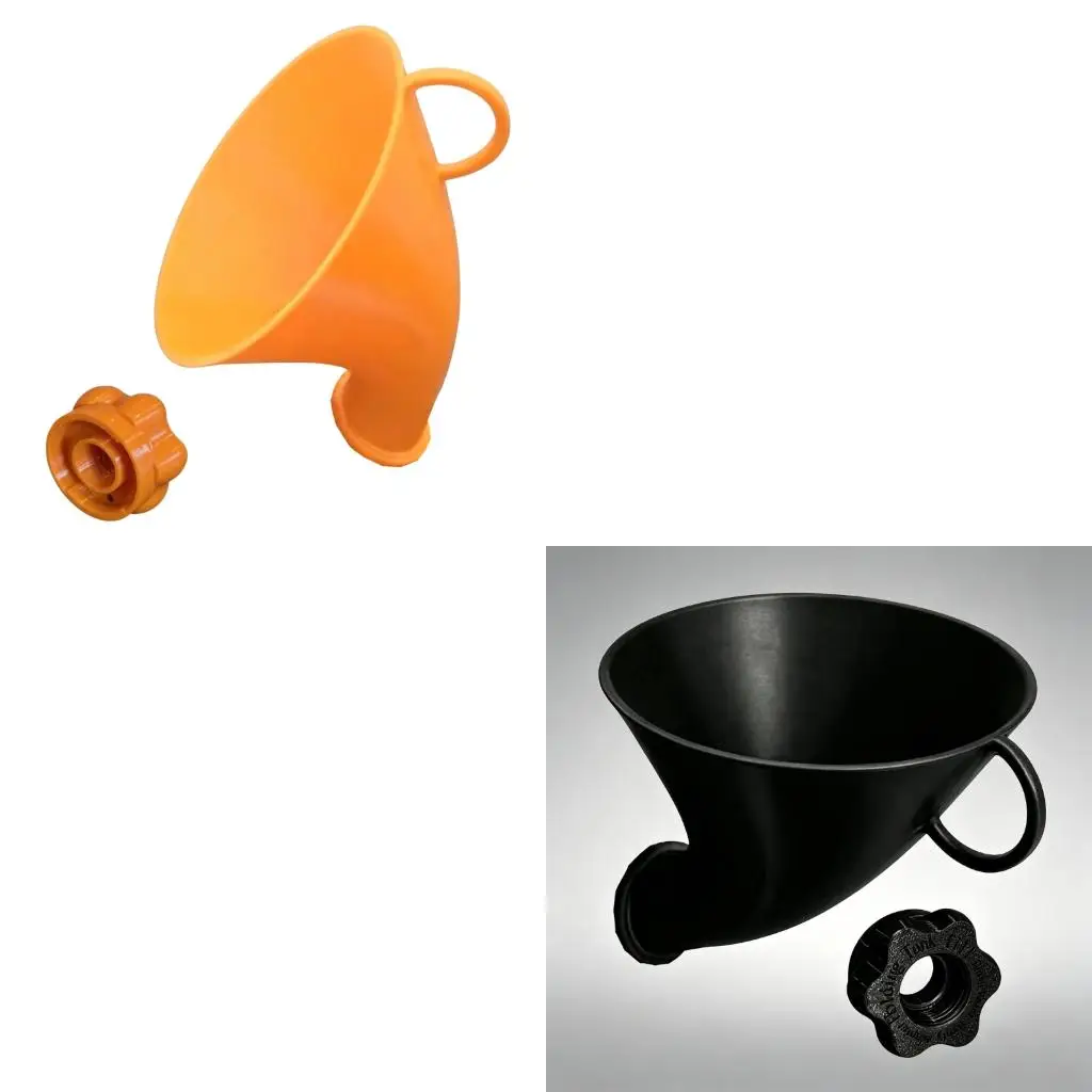 XA6H Bucket to Water Fill Funnel with Adapter, Side Handle Wide Mouth Funnel for Trailer Refill Tasks and Pour Control